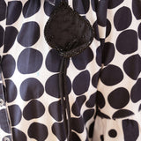 Retro Spots Black and White Dress