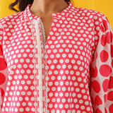 Pink-Up Polka Dress