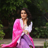 Lavender Blooms Festive Kurta Set of 3