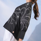 Pompon Black and White Embroidered Shirt