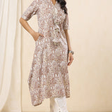 Brown Rodeo Girl Kurta