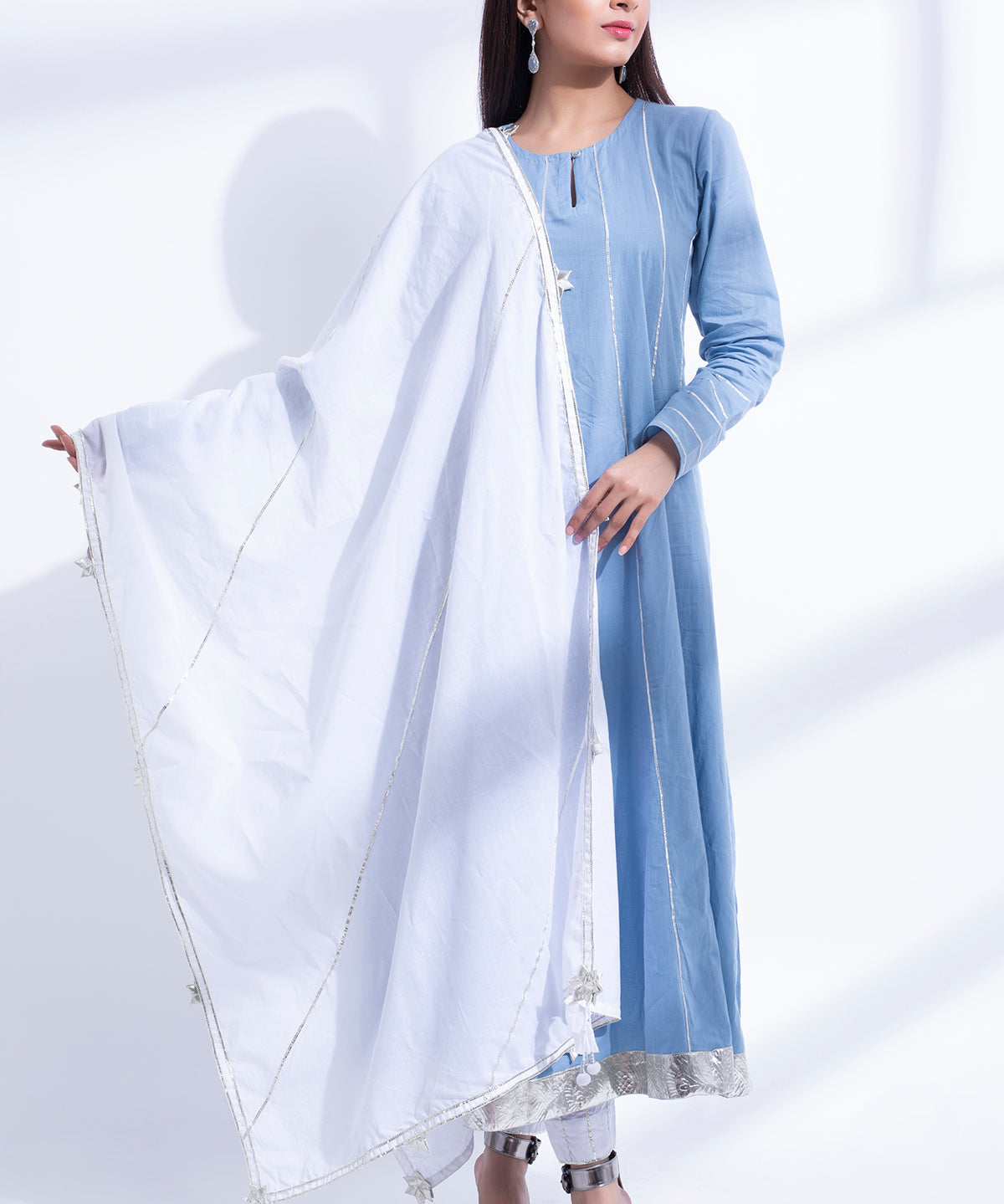 GOTA FLOWER DUPATTA