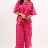 Ashvini Uttara Rani Pink Co-Ord Set