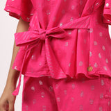 Ashvini Uttara Rani Pink Co-Ord Set