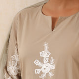 Zeenat Cotton Embroidered Kurta Set of 3