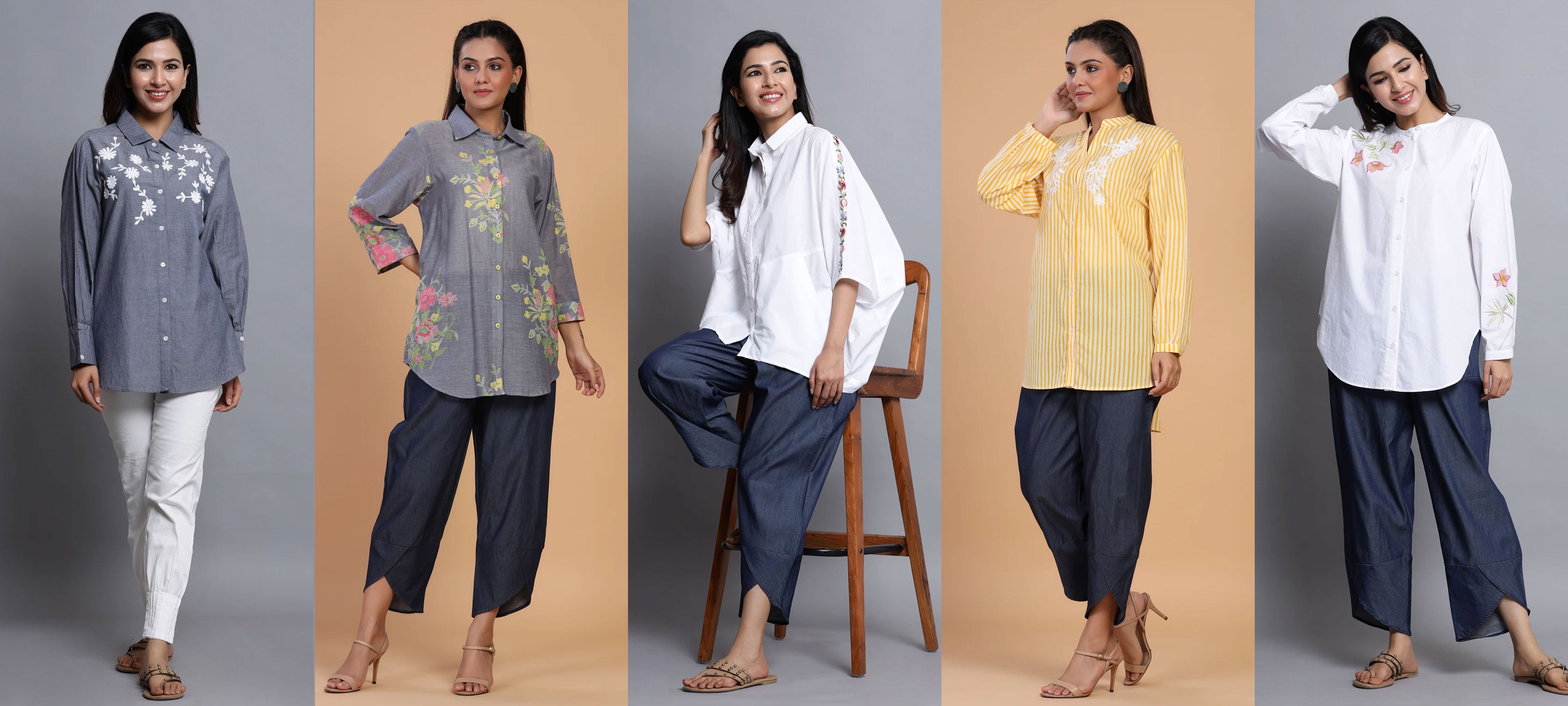 Five floral office wear looks from Mayori
