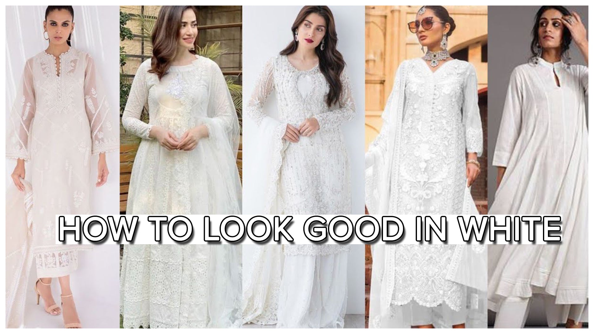 How to look good in white
