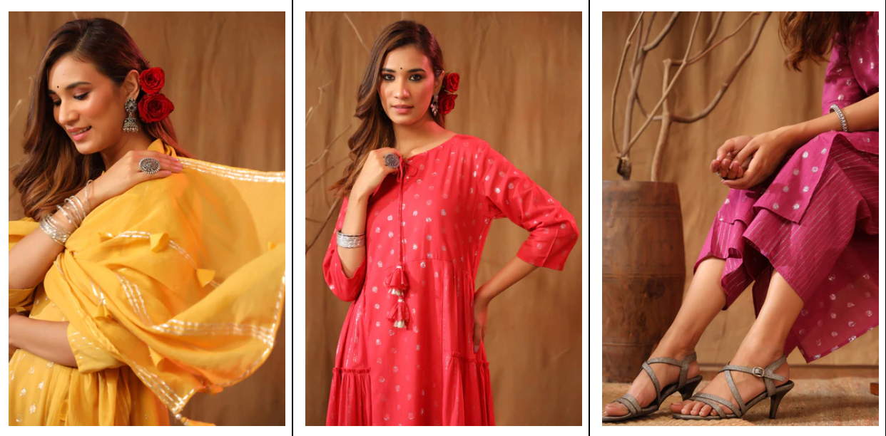 The Chandani Collection: Festive Shimmer Wear by Mayori