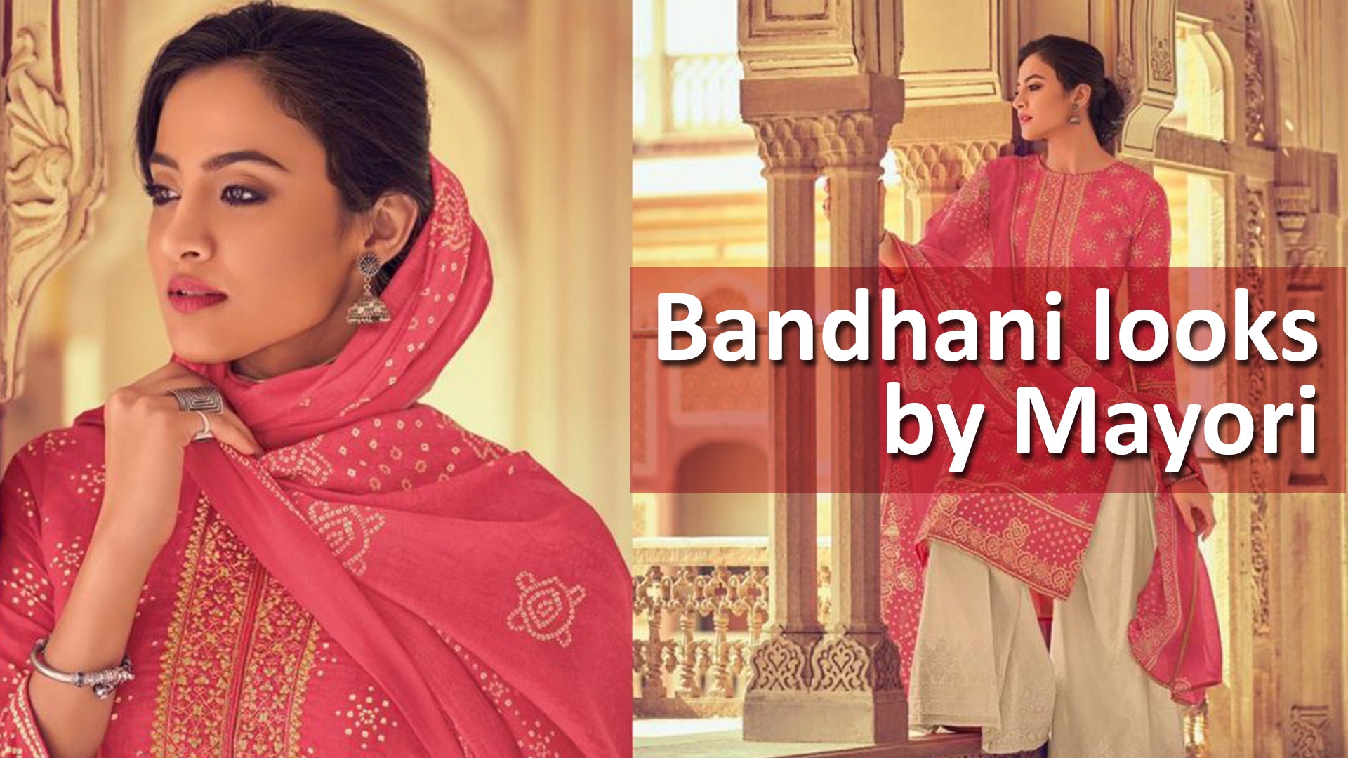 Bandhani looks by Mayori