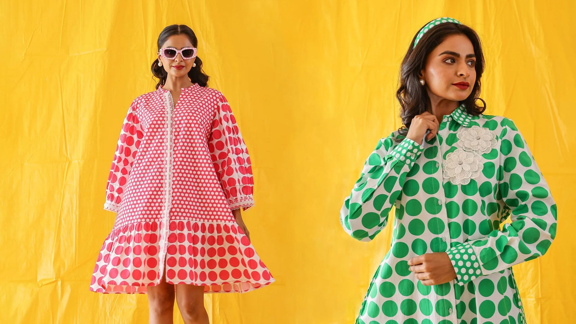 Shop our Spot on Polka Dot Shirts & Dresses for Women Online in India – Mayori Conscious Clothing