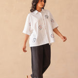 Card Story Embroidery Shirt