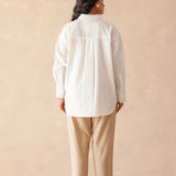 Pure Weave White Linen Shirt