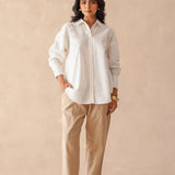 Pure Weave White Linen Shirt