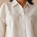 Pure Weave White Linen Shirt