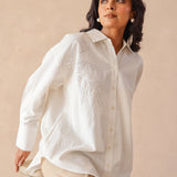 Pure Weave White Linen Shirt