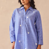 Linen Love Blue Shirt