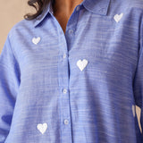 Linen Love Blue Shirt