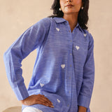 Linen Love Blue Shirt