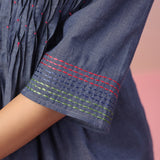 Cotton Cascade Pintuck Kurta