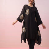 Golden Ficus Leaf Kurta