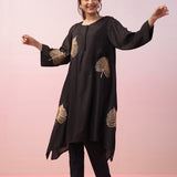 Golden Ficus Leaf Kurta