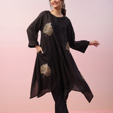Golden Ficus Leaf Kurta