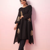 Golden Ficus Leaf Kurta