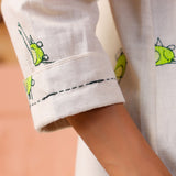 Frogger Embroidery Shirt