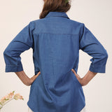 Elite Denim Embroidery Shirt