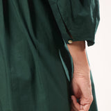 Gem Green Poplin Dress