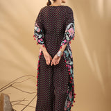 Pepper black Kaftan Jumpsuit