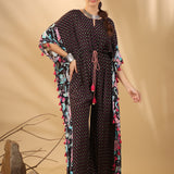 Pepper black Kaftan Jumpsuit