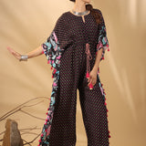 Pepper black Kaftan Jumpsuit