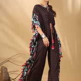 Pepper black Kaftan Jumpsuit