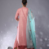 PEACHY PINK KURTA SET OF 3