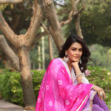 Lavender Blooms Kurta Set of 3