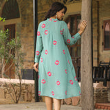 Pistachio Bandhani Dress
