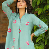 Pistachio Bandhani Dress