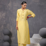 Summer Whirl Pintuck Kurta Set Of 3