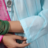 AquaAura Pintucks Kurta Set of 3