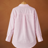 Paris Charm Embroidered Linen Shirt
