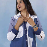 The Denim Contrast Shirt