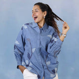 Denim Leaf Story Shirt