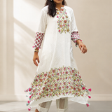 Gulnaar Bloom Handblock Kurta