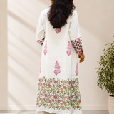 Gulnaar Bloom Handblock Kurta
