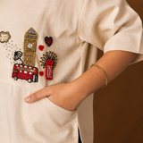 London Icons Embroidered Linen Shirt