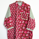 Crimson Fleur Bloom Block Shirt