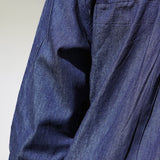 Midnight Embroidered Bloom Denim Shirt