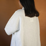 Japanese Garden Embroidered Linen Shirt