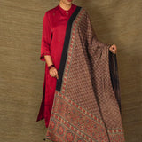Royal Ruby Embellished Modal Kurta set of 2